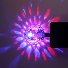 Disco Party Lights Double Magic Led Dj Ball Sound Activated Bulb Dance Gift