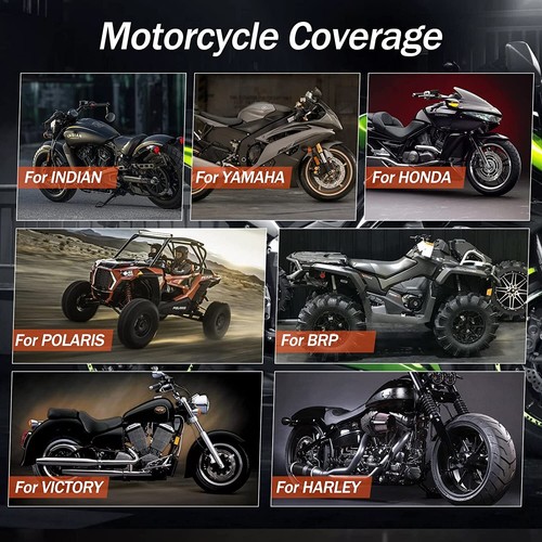 OBDPROG Moto 100 Motorcycle All System Diagnostic Tool OBD2 Scanner Code Reader - Picture 4 of 11