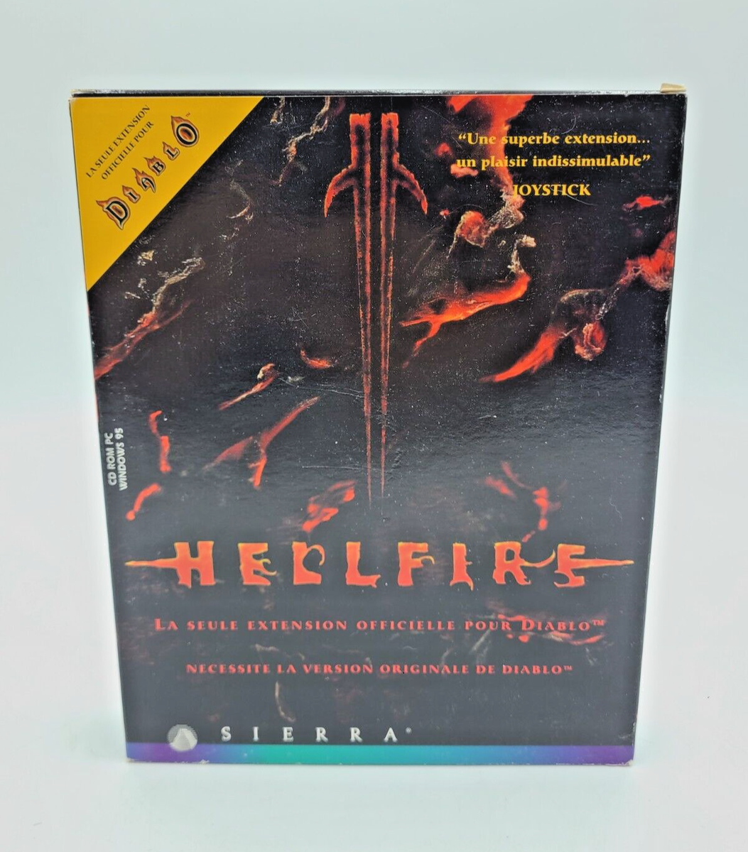 Diablo Hellfire Expansion Set Big Box (PC CD-ROM) Blizzard Sierra 