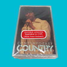 NEW Contemporary Country Audio Cassette Tape Double Length 70's Time-Life Sealed
