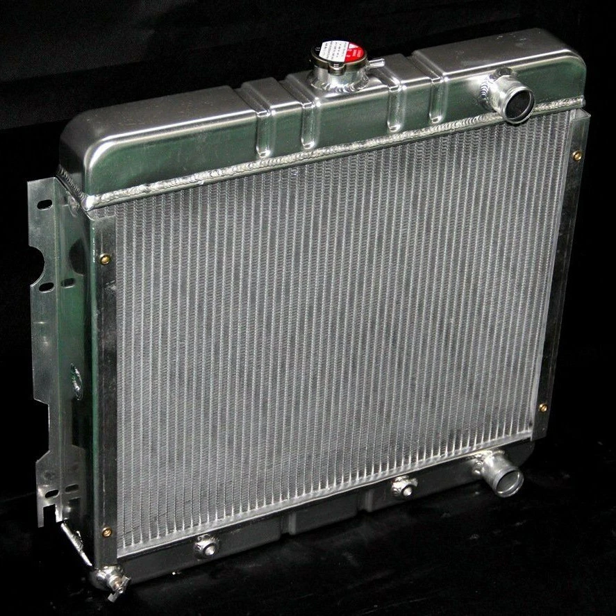 KKS527 3 Rows Stamped Radiator For 1968-73 Dodge Dart Plymouth Duster Valiant L6 Foto 3 de 4