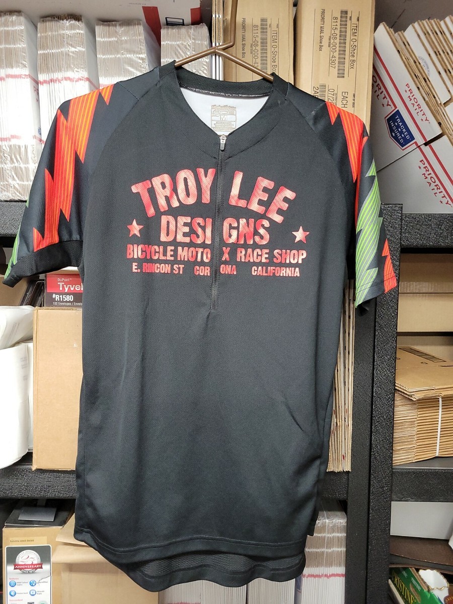 Troy Lee Designs Motocross Bicycle Moto X Race Shop Black Jersey 
