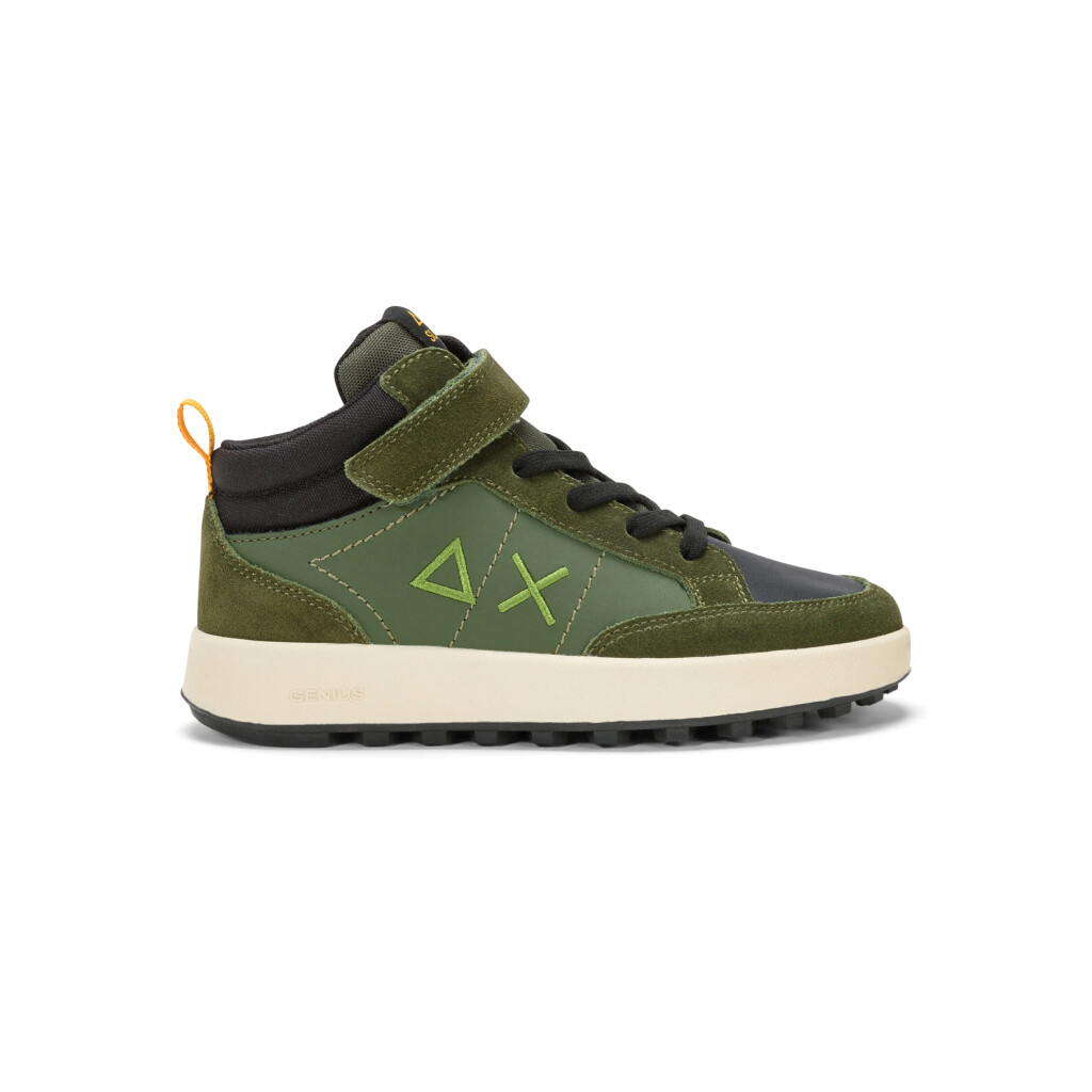 Sun 68 Z44350T-74 BOY'S MID GENIUS BOY (TEEN) Verde sneaker bambino AI25