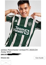 Adidas Sportswear Manchester United FC 2023/24 Away Shirt Trikot Tops Größe S