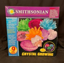 Smithsonian Crystal Growing Kit Grow 9 Crystals Round Square Triangle Item 2891