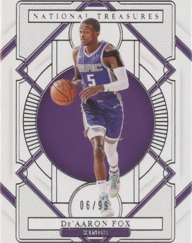 スポーツ選手 De'Aaron Fox Logoman Yellow Plate 1/1 ☄️1/1 De'Aaron Fox Printing Plate National Treasures 👀📈🔥 | eBay