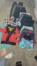 Boys Size 4/5 Bottoms Bundle  2 Full Length PJ'S, 23 Pieces Total