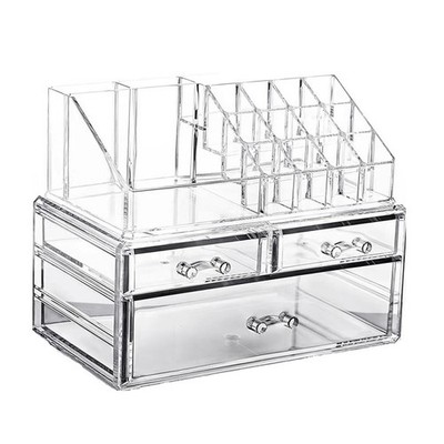Klar Make-up Organizer Transparent Kunststoff Verbessert Ihre Eitelkeit, Badezimmer1764