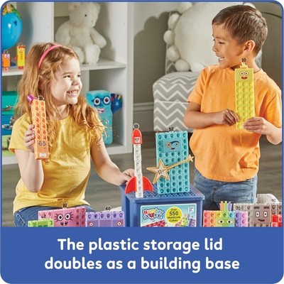 hand2mind Numberblocks Heroes with Zeroes MathLink Cubes Activity
