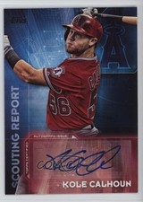 2016 Topps Scouting Report Auto Kole Calhoun #SRA-KC Auto 12jy