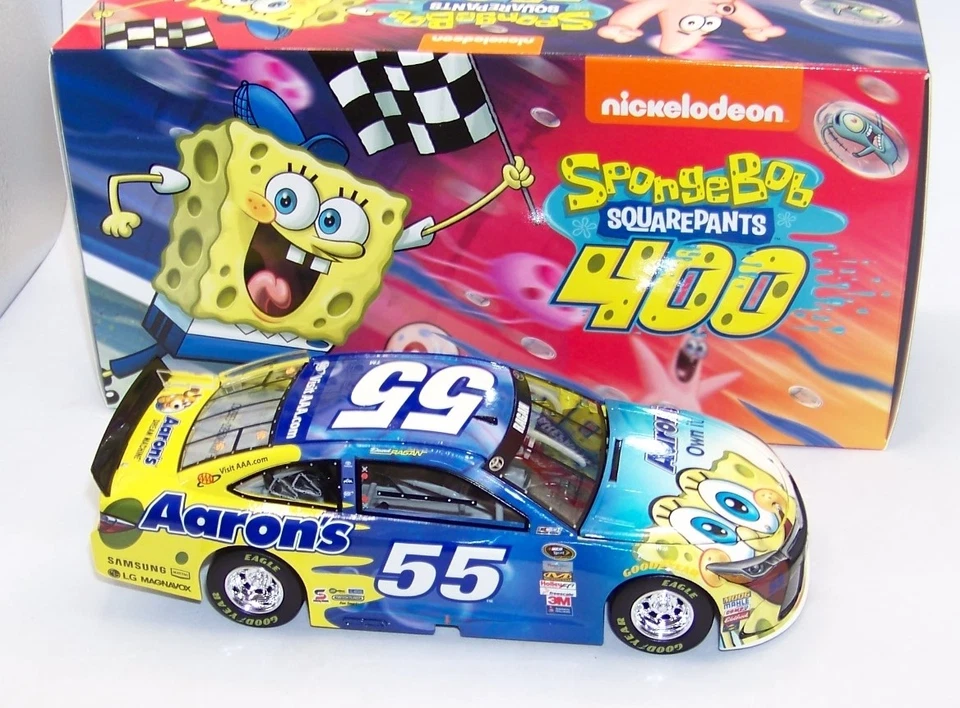 1:24 ACTION 2015 #55 AARON'S SPONGEBOB SQUAREPANTS MWR CAMRY DAVID RAGAN 1/433 - Image 2 of 4