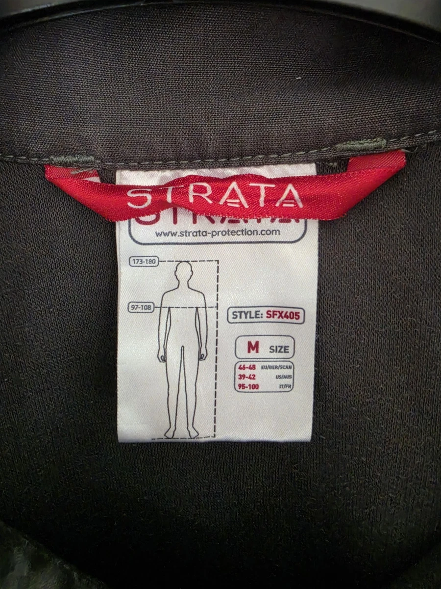 Chaqueta STRATA FX405 Arco Flash y Protección contra Llamas Cremallera Completa Bolsillos en Gris-Talla M