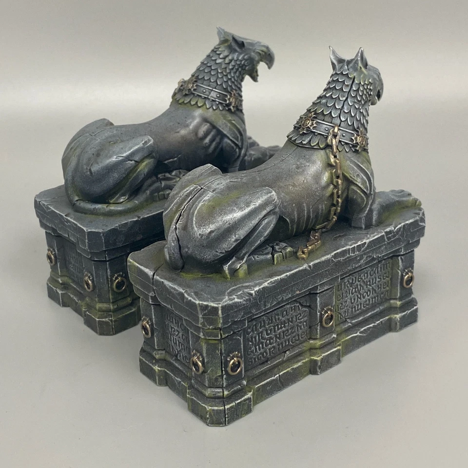 Enduring Stormvault Gryph Chasse Statues Warhammer Âge De Sigmar Scène Terrain - Photo 4/4