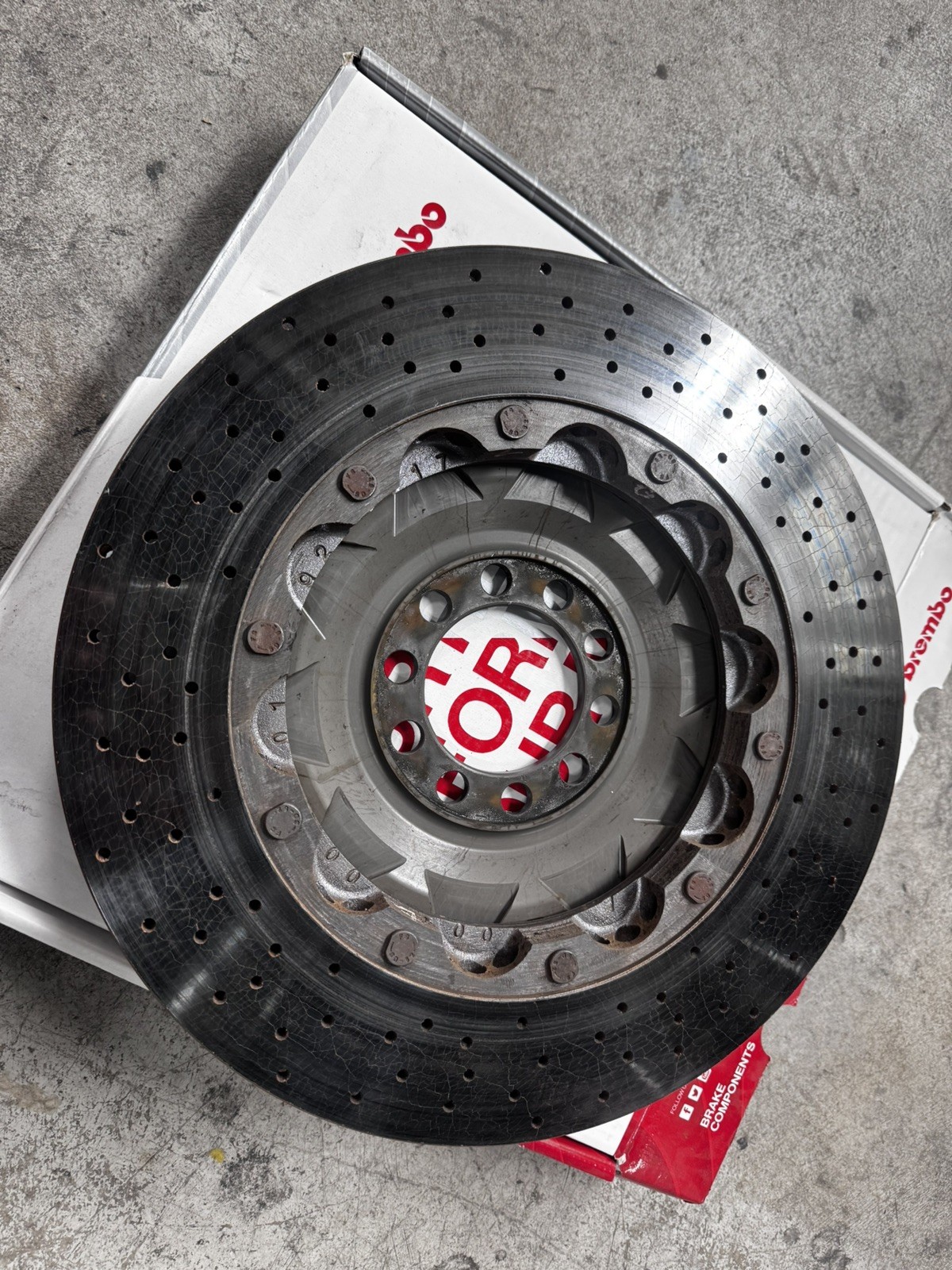 Ferrari 296 Challenge 2023 Rear Right Brake disc P/N 954158