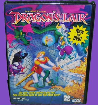 BRAND NEW RARE OOP DON BLUTH DRAGON'S LAIR 1 INTERACTIVE VIDEO GAME DVD 1998