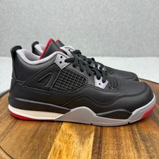 Nike Air Jordan 4 Retro Bred Reimagined PS BQ7669-006 Kids Size 3Y Sneakers