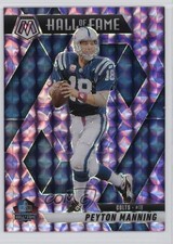2025 Panini Mosaic Hall of Fame Reactive Purple Prizm Peyton Manning #296 HOF