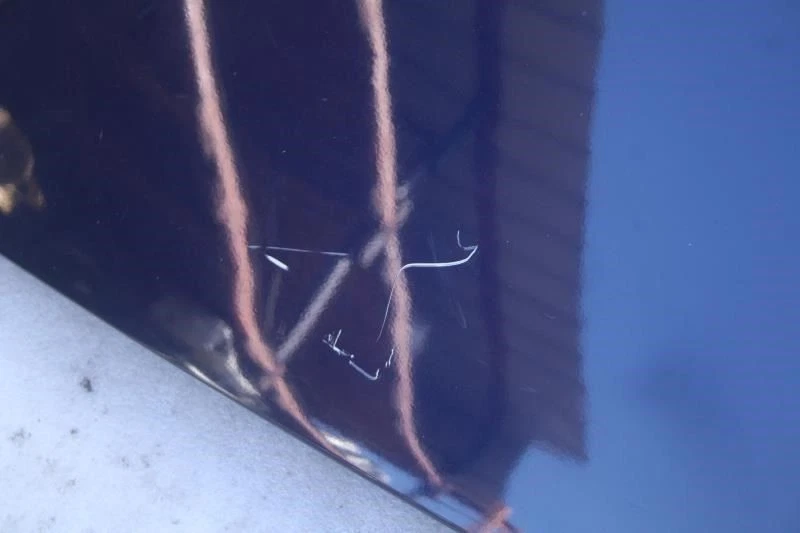 2014 LEXUS RX450H TRUNK LID LIFTGATE HATCH SHELL DEEP SEA BLUE 8V3 - Image 3 of 4