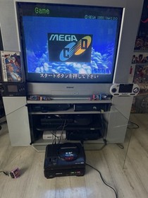 MEGA CD Console SEGA Genesis System Color Black Partially Works