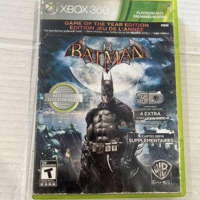 Batman: Arkham Asylum - Game of the Year Edition (Xbox 360, 2010)