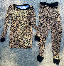 Little Sleepies Leopard Print 2-Piece Long Sleeve bamboo Pajama Set 3T