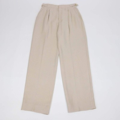 Loro Piana Sunlit Cream Linen Malik Trouser
