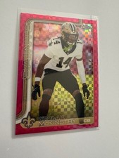 2025 Topps Chrome Hot Pink X-Refractor Kool-Aid McKinstry #224 - NO Saints