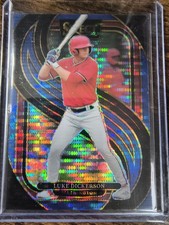 2025 Panini Select Luke Dickerson Blue Pulsar Premier Level /99 #191 Nationals
