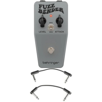 Behringer Fuzz Bender Fuzz Pedal with EBS Patch Cables