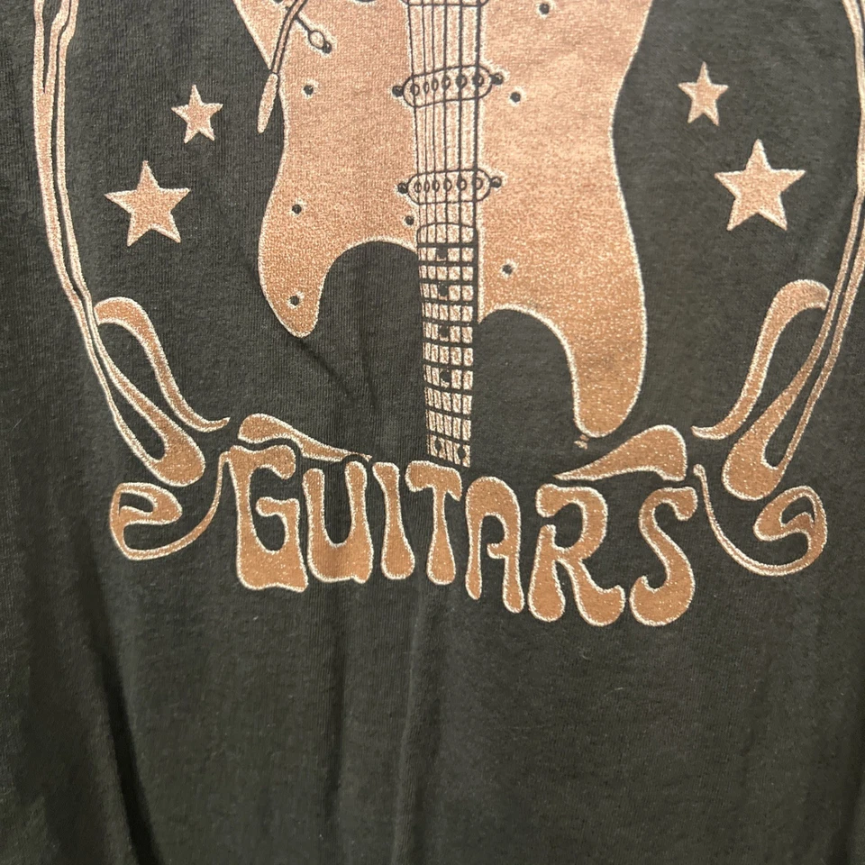 T-Shirt Fender Guitars - Gray Womens Size: Large Punk Rock Folk Blues NEW w TAGS - Image 4 of 4