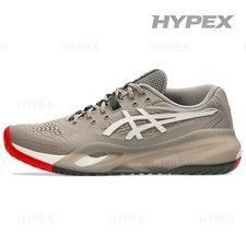 ASICS GEL RESOLUTION X Tennis Shoes Men's Low Top Taupe 1041A481-200 New Size