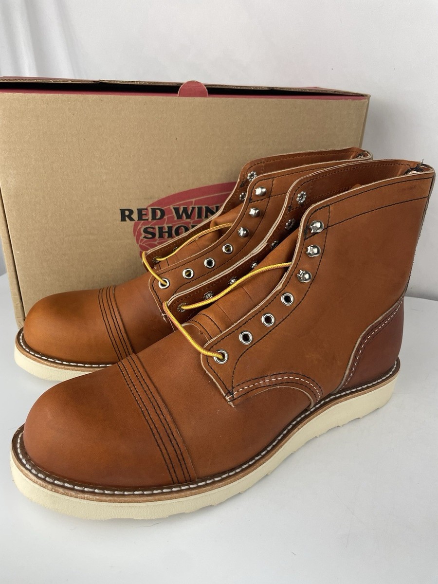 Red Wing Iron Ranger 8089 Oro Legacy Leather Traction Tred Boots