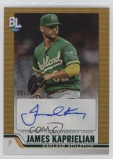 2023 Topps Big League Gold Foil 21/50 James Kaprielian #BLA-KAP Auto 8d2