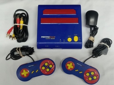 Retro-Bit Retro Duo 2 in 1 Console Mascot Edition System Red & Blue Video Game