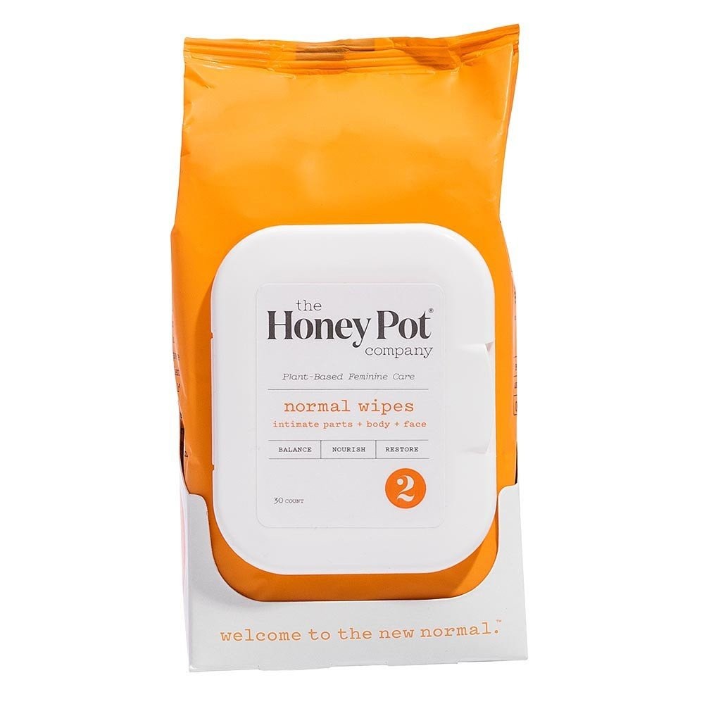 Ежедневные салфетки для интимной гигиены The Honey Pot Normal 30 шт в упаковке 3090₽