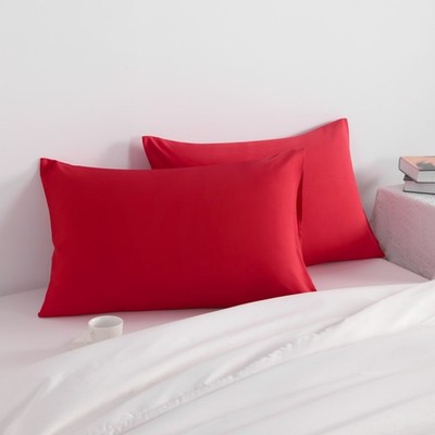 Soft and Skin-friendly Brushed Microfiber Pillowcases Set of 2, All Size