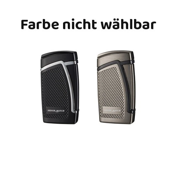 Silver Match Feuerzeug mit Double Jet-Flamme, Farbe nicht wählbar - Bild 2 von 4