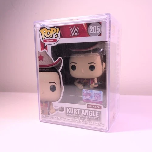 Funko Pop WWE Kurt Angle #205 1200 Pieces Fanatics Exclusive - New w/ Protector