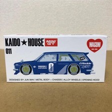 MINI GT Mini GT Kaido House DATSUN 510 WAGON BLUE