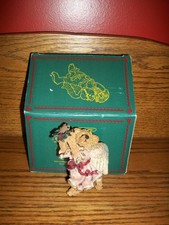 Boyds Bears Ornament "Hope the Angel Bear with Wreath" NIB-FREE ship