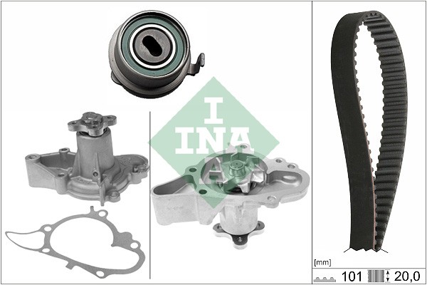 Wasserpumpe + Zahnriemensatz FüR KIA Picanto 1.1 1.0 Hyundai I10 Getz-image