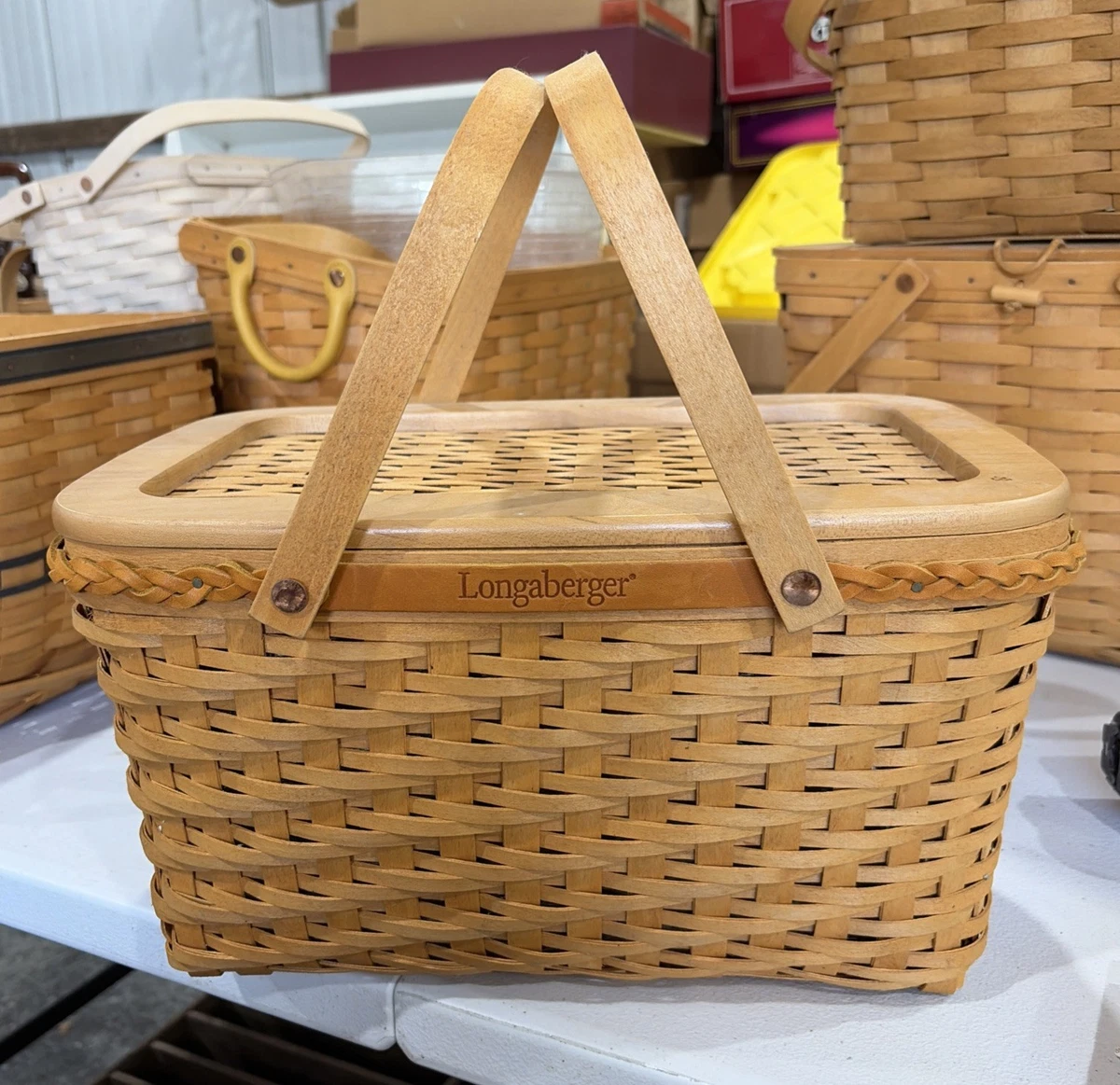 Longaberger Christmas Basket for sale | eBay