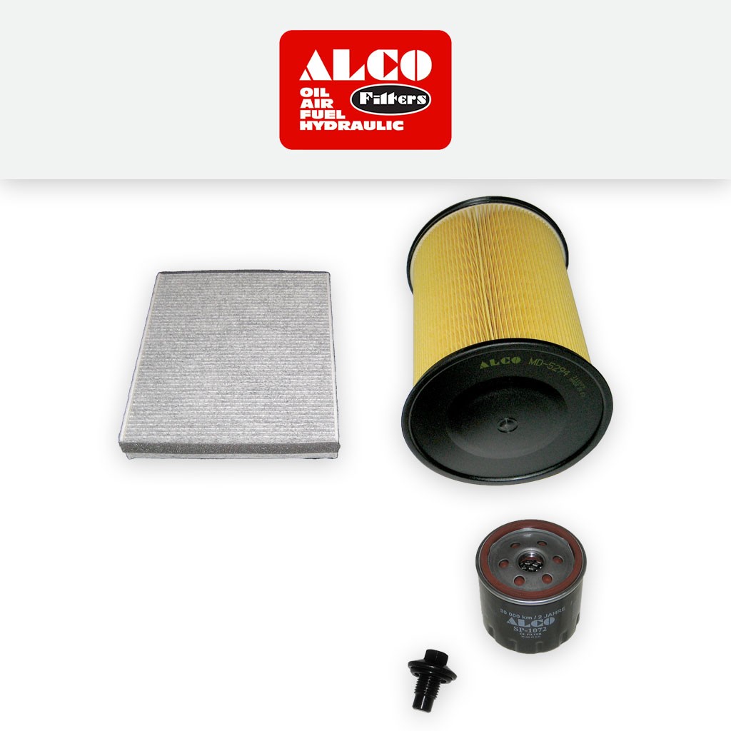 SERVICE KIT FORD FOCUS MK3 1.6 PETROL ALCO OIL AIR CABIN FILTERS (2011-2012)