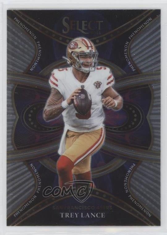 2021 Panini Select Phenomenon Trey Lance #PHE-8 sq1