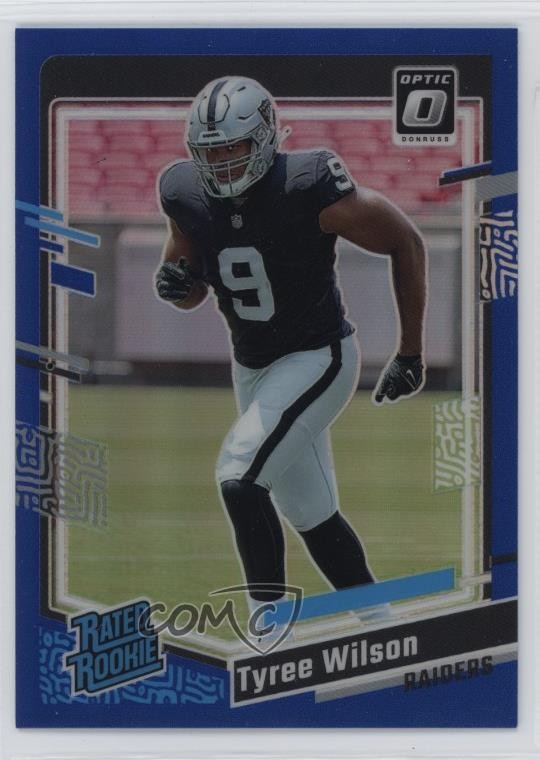 2023 Panini Donruss Optic Rated Rookie Blue Prizm /199 Tyree Wilson #262 3hd