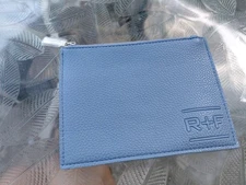 Rodan + Fields Cosmetic Case Blue R+F Toiletry Bag 8x6"