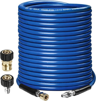 #ad Pressure Washer Hose 50ft 3 8quot;4500PSI Wear Resistant Replacement Hose $69.99