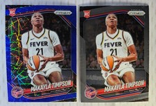 2025 WNBA Prizm - Lot of 2 - Makayla Timpson - Blue Velocity/Base #14 (RC)