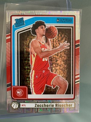 Zaccharie Risacher Rated Rookie Donruss Choice Atlanta Hawks Number One Pick
