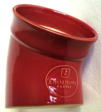 EMILE HENRY~Salt Pig~4"~Pot Cellar~RED~Ceramic~STONEWARE~Kitchen~GLAZED~EC